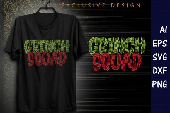 A Brand Designer's Take on Grinch Squad Graphics for T-Shirt Designs