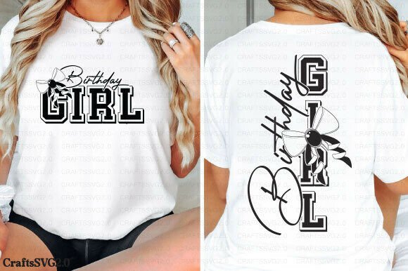 Birthday Girl Graphics for Branding Beyond T-Shirt Designs
