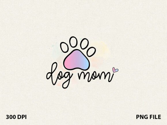 Dog Mom Graphics: A Pawfect T-Shirt Design for Content Creators