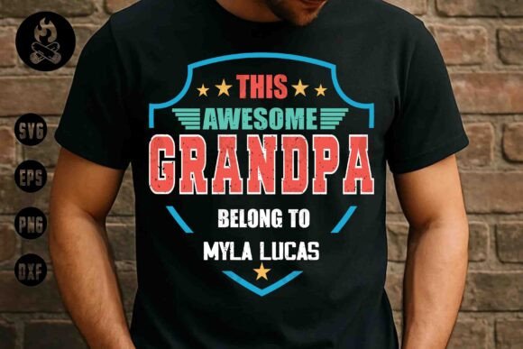Reviewing the Awesome Grandpa Shield SVG for T-Shirt Designs