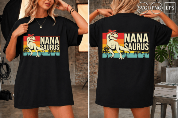 The Nana Saurus Graphic: A Designer’s Review for T-Shirt & Branding